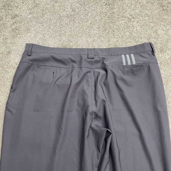 Adidas Climalite Golf Performance Pants Men 42x30 Dark Gray Straight Leg Outdoor - Picture 13 of 16